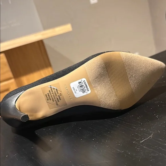 Black Heeled Boots with Stiletto Heel and Sock-Like Fit - Picture 5 of 7